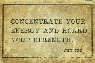 your energy Sun Tzu