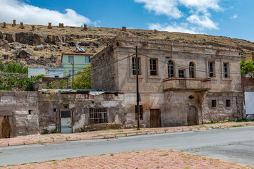 Historical Gesi Houses in Kayseri City. Gesi, Kayseri - Turkey.In the east of Cappadocia lies Kayseri, the city known as Caesarea in Roman times. As with many human settlements in Anatolia.