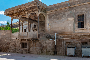 Historical Gesi Houses in Kayseri City. Gesi, Kayseri - Turkey.In the east of Cappadocia lies Kayseri, the city known as Caesarea in Roman times. As with many human settlements in Anatolia.