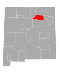 Karte von Mora in New Mexico