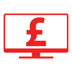 Britisches Pfund und Monitor