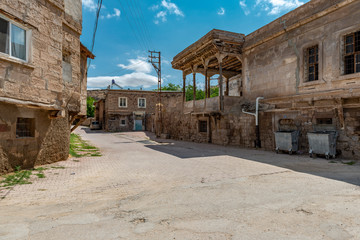 Historical Gesi Houses in Kayseri City. Gesi, Kayseri - Turkey.In the east of Cappadocia lies Kayseri, the city known as Caesarea in Roman times. As with many human settlements in Anatolia.