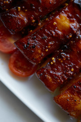 Obraz premium veal ribs with a crust