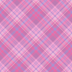 Seamless pattern in interesting violet and light and dark pink colors for plaid, fabric, textile, clothes, tablecloth and other things. Vector image. 2