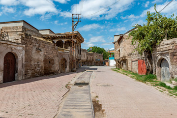 Historical Gesi Houses in Kayseri City. Gesi, Kayseri - Turkey.In the east of Cappadocia lies Kayseri, the city known as Caesarea in Roman times. As with many human settlements in Anatolia.