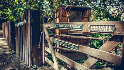 Old Woodland Railway Gate 