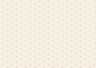 Vector seamless pattern. Modern stylish texture with monochrome trellis. Repeating geometric triangular grid. The effect of optical illusion for design. Vector illustration.