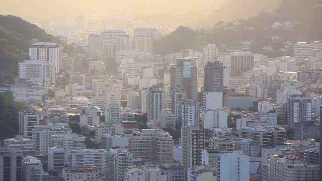 view of the urca hill in Rio de Janeiro.