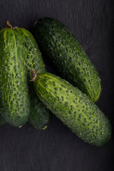 
Cucumbers background Cucumbers harvest. Lots of cucumbers. cucumbers from the field.