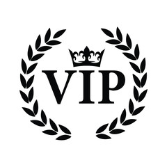 vip icon. privilage symbol vector logo