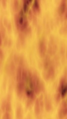 Abstract Fire Background with Flames. Wall of Fire. 3D illustration