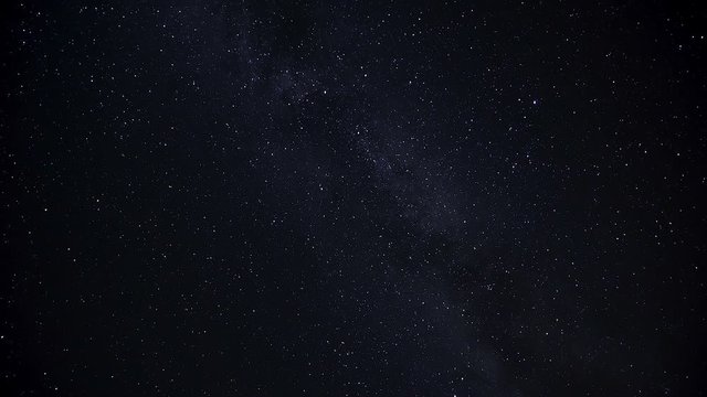 timelapse of the night sky stars moving through the sky