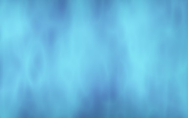 Background of abstract white color smoke isolated on blue color background. The wall of white fog. 3D illustration