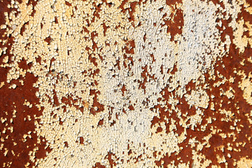light background texture of old rusty iron