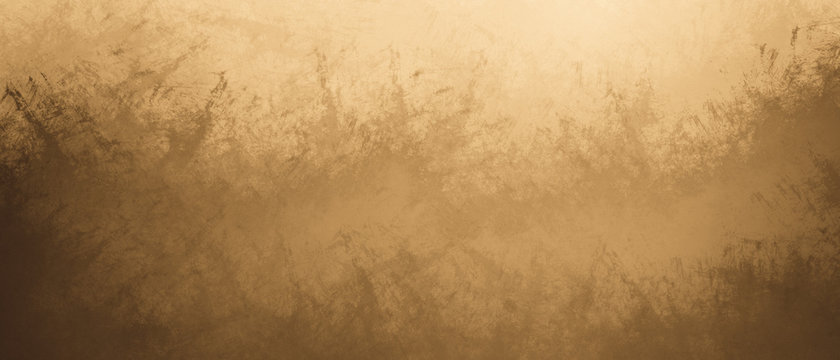 Abstract brown rough texture dark to bright gradient background