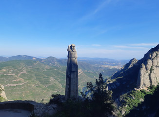 monument in the mountains