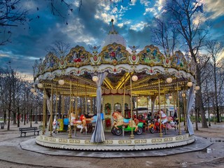 carousel in park