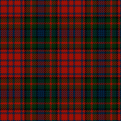 traditional scotland clan tartan repeatable ornament,  regular plain colors, editable vector illustration