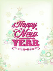 New Year holiday vector image