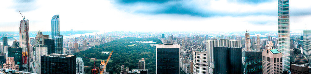 The beautiful skyline of New York City - US