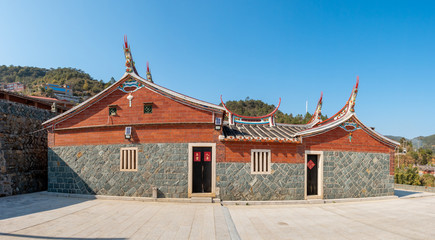 Chinese ancient dwellings in quanzhou..