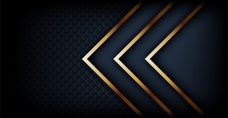 luxurious dark background with golden lines combination