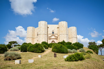 Fototapeta na wymiar Panoramic view of Castel del Monte, Puglia. Italy.