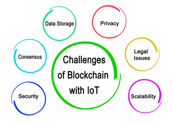 Challenges of Blockchain with IoT
