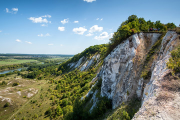 downs Along the ancient river Don in central Russia