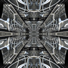 Obraz premium 3D render plastic background tile