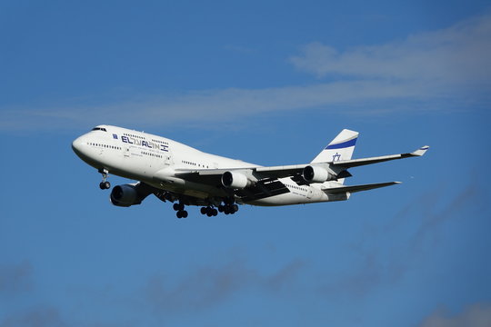 elal b747 atterrissage