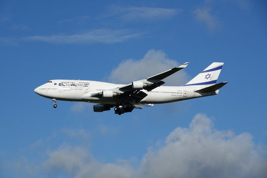 elal b747 atterrisage