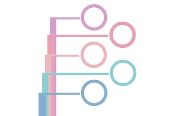 abstract background with  colorful circles