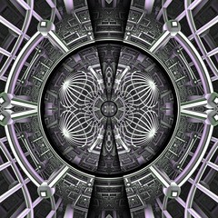 3D render plastic background tile