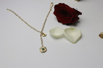 Römisch Schmuckstück Kette Rahmen Bilderrahmen Antiek Kette Welt Schmuck Bild Armband Bracelet...