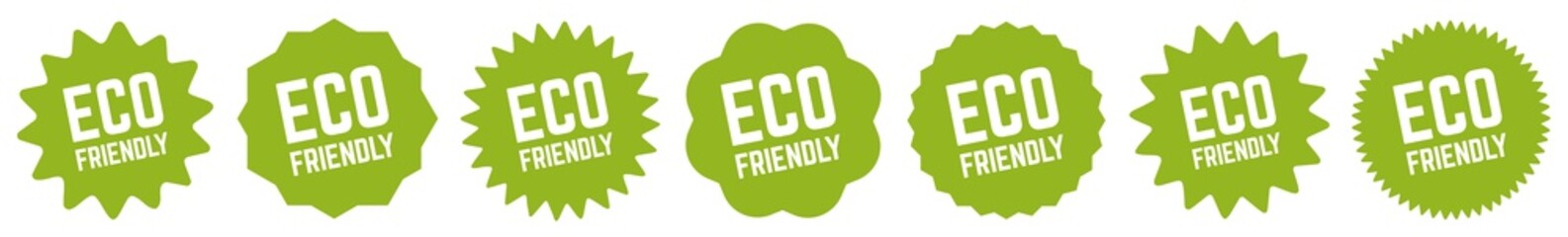 ECO-Friendly Tag Green | ECO Icon | Sticker | Label | Variations