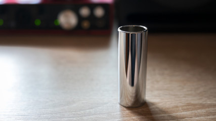 isolated guitar slide