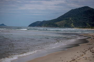 beach in the morning