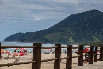 wooden bridge over the lake