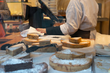 Pâtisserie. Brüsseler Konditorei.