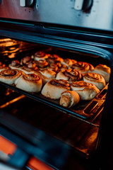 cooking in the oven