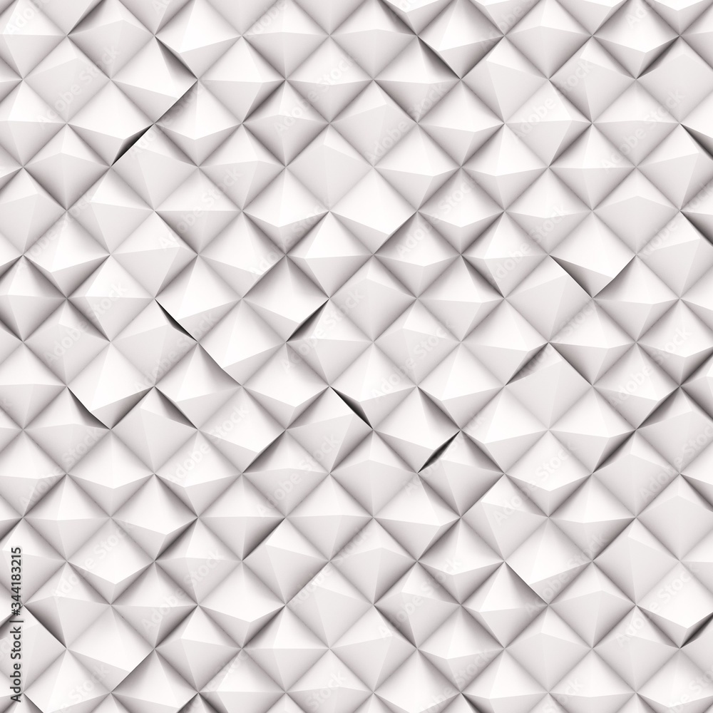 Aufkleber 3d illustration of parametric pattern