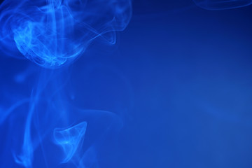 blue smoke background