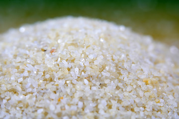 close up of white rice