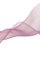 Abstract wave. Scarf. Bright ribbon on white background. Abstract smoke. Raster air background. Vertical image orientation. 3D illustration