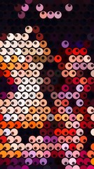 Abstract Colorful Geometrical Artwork,Abstract Graphical Art Background Texture,Modern Conceptual Art.3D Rendering