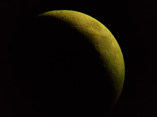 Luna crescente 20% © Steve Fossiant
