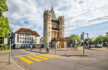 Gate of Spalen from Basel, Switzerland