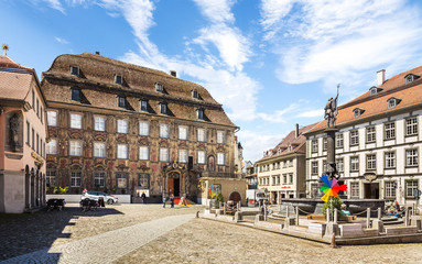 View of the square Marktplatz, lindau