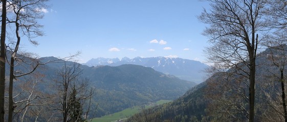 Fototapeta na wymiar Wanderung auf den Zinnenberg